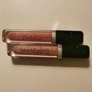 2 Catrice lip glosses bundle duo lot